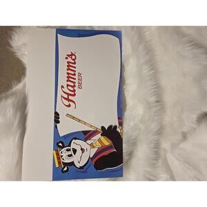 Vintage Hamm's Beer Advertising Sign with Bear Mascot